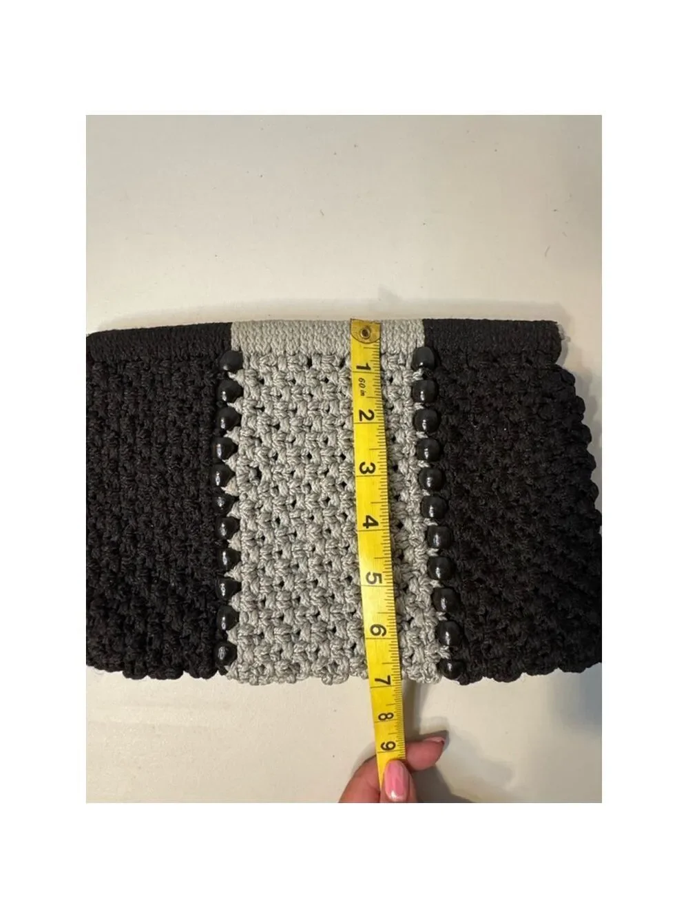 Unbranded Black Gray Clutch Small Women's